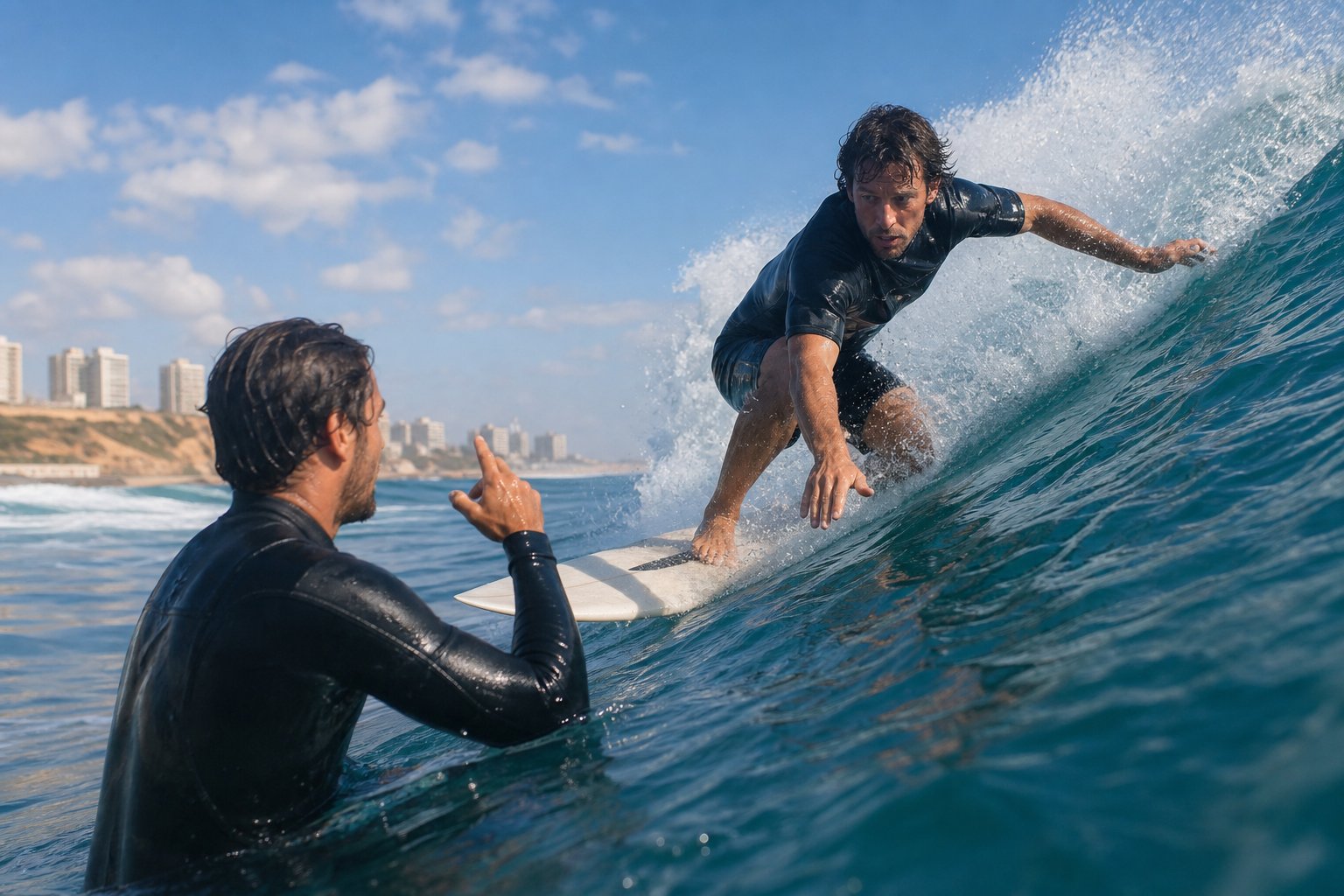 Private surf coaching session